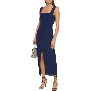 Reformation Graciella Maxi Dress Women’s 0 Navy Blue Sleeveless Elegant Formal